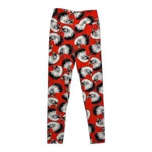 NWT LuLaRoe Bald Eagle Print Leggings OS One Size Forth of July Capsule America